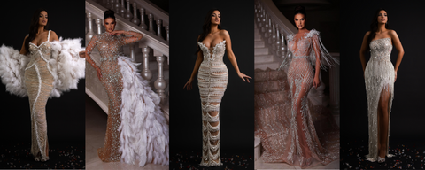 Haute Couture Silver Dresses