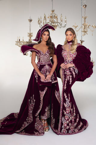 Luxurious Velvet Dress and Velvet Jumpsuit