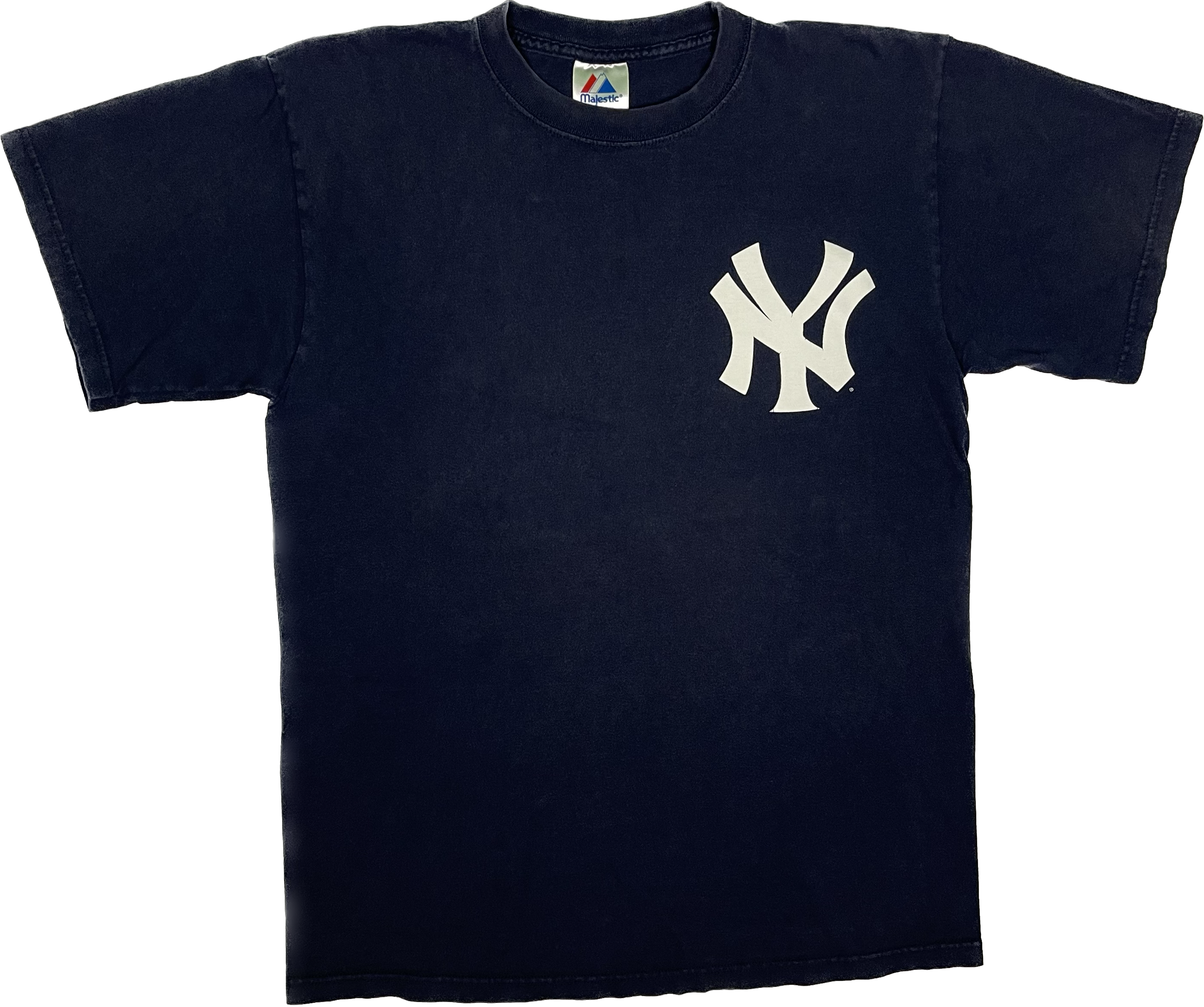 2009 NY Yankees World Champions Cartoon Character Mens L T-Shirt