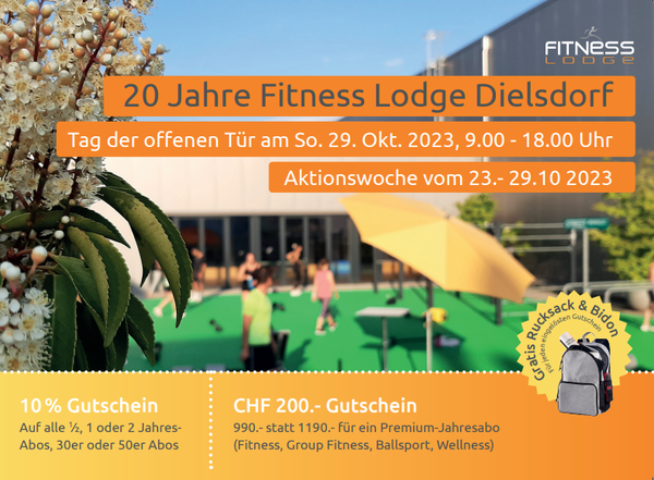 20 Jahre Fitness Lodge Dielsdorf