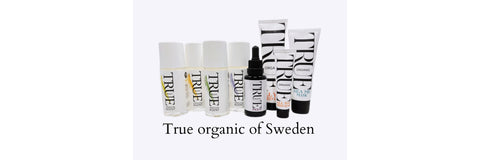 True organic of Sweden skincare products