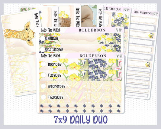 Erin Condren 7x9 Weekly Planning Kit. Planner Stickers JANUARY Snow Day  || SD-W