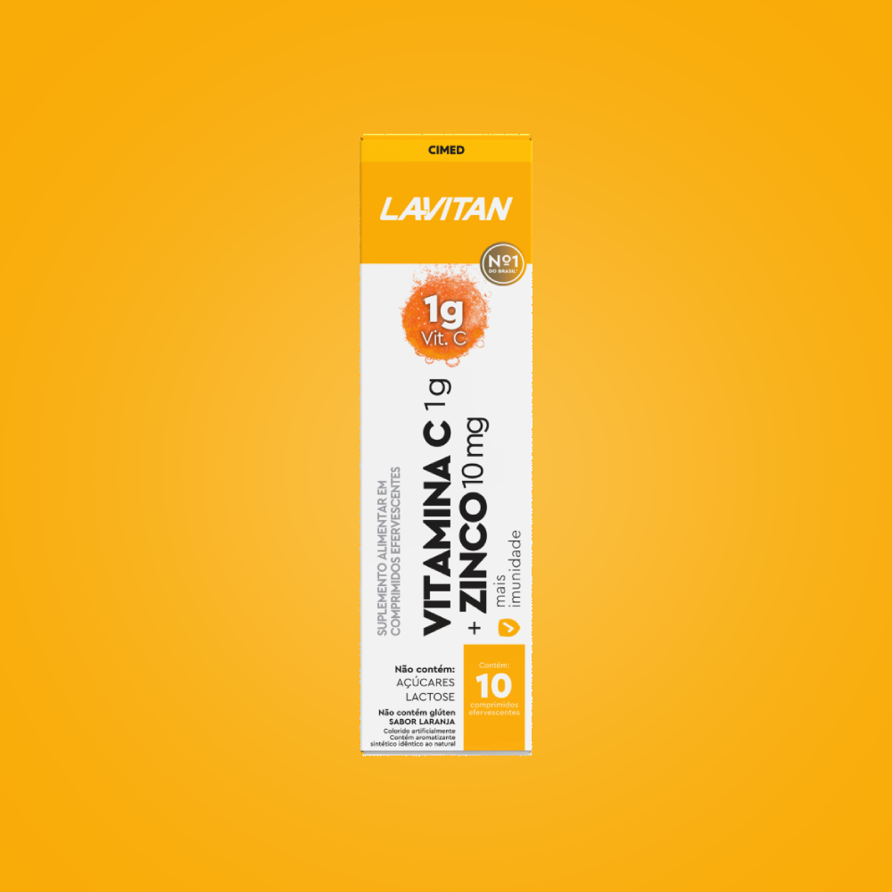 Lavitan Vitamina C + Zinco Sabor Laranja - LavitanVitaminas product image