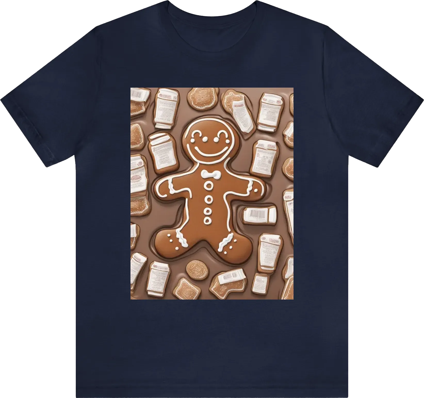 "Gingerbread Man with a Six-Pack"