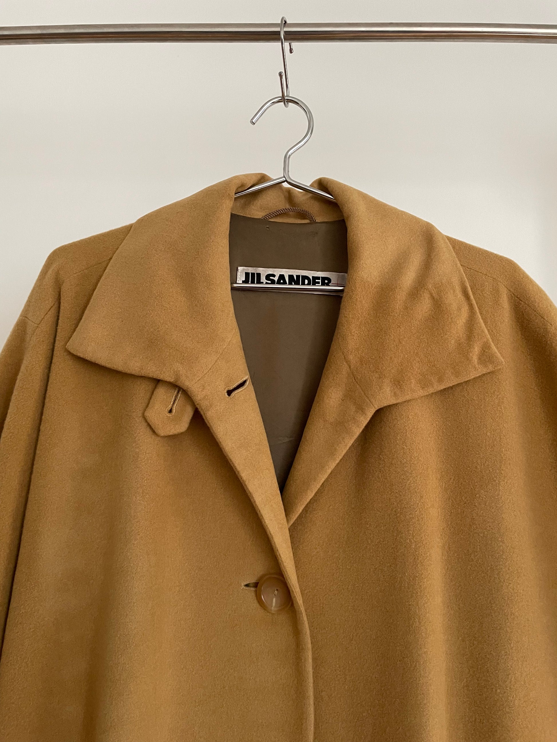 Jil Sander 1980s camel dolman sleeve coat – sonomama sonomama