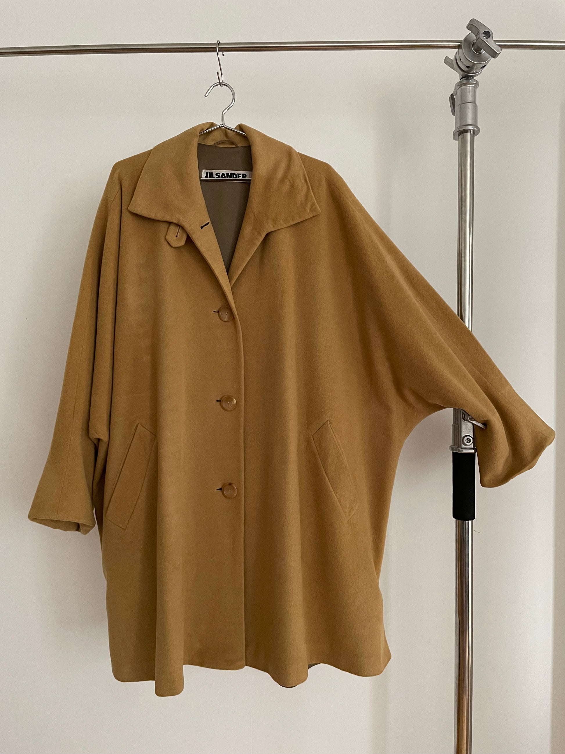 Jil Sander 1980s camel dolman sleeve coat – sonomama sonomama