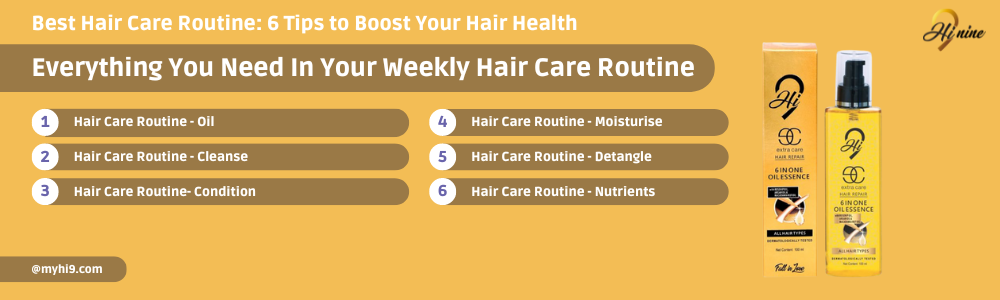 Best Hair Care Routine infographics