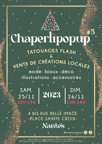 Chaperlipopup marché de créateurs et tattoo Nantes