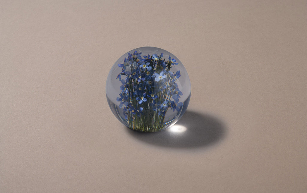 Blue Paperweight Choosing Keeping