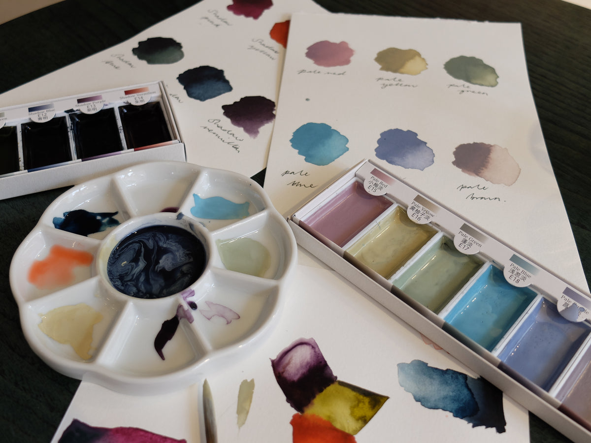 Japanese Artist Grade Watercolor Paints Choose and Make Your Own Watercolour  Palette 