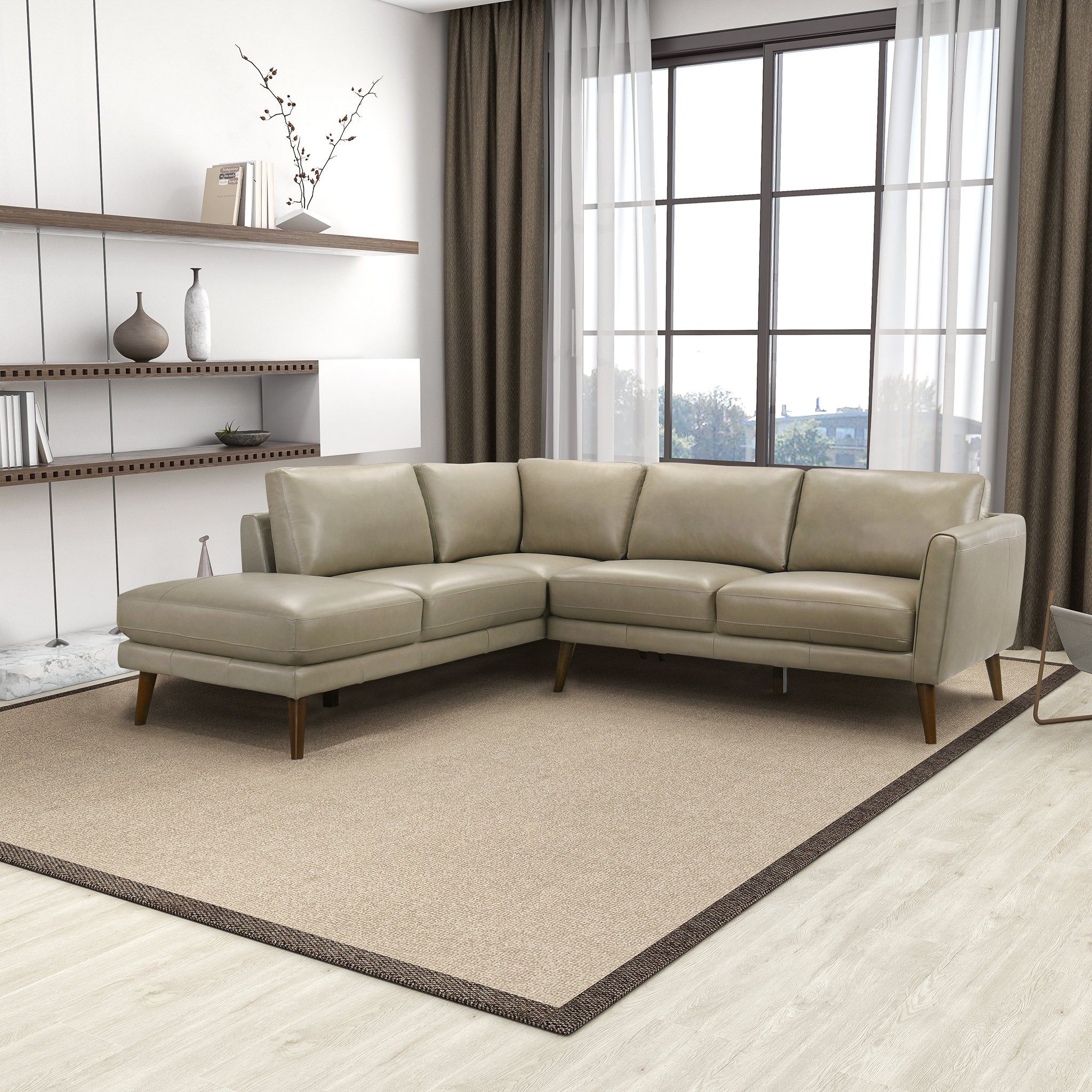 Ashcroft Furniture - Benson - Sectional Sofa With Chaise image 13