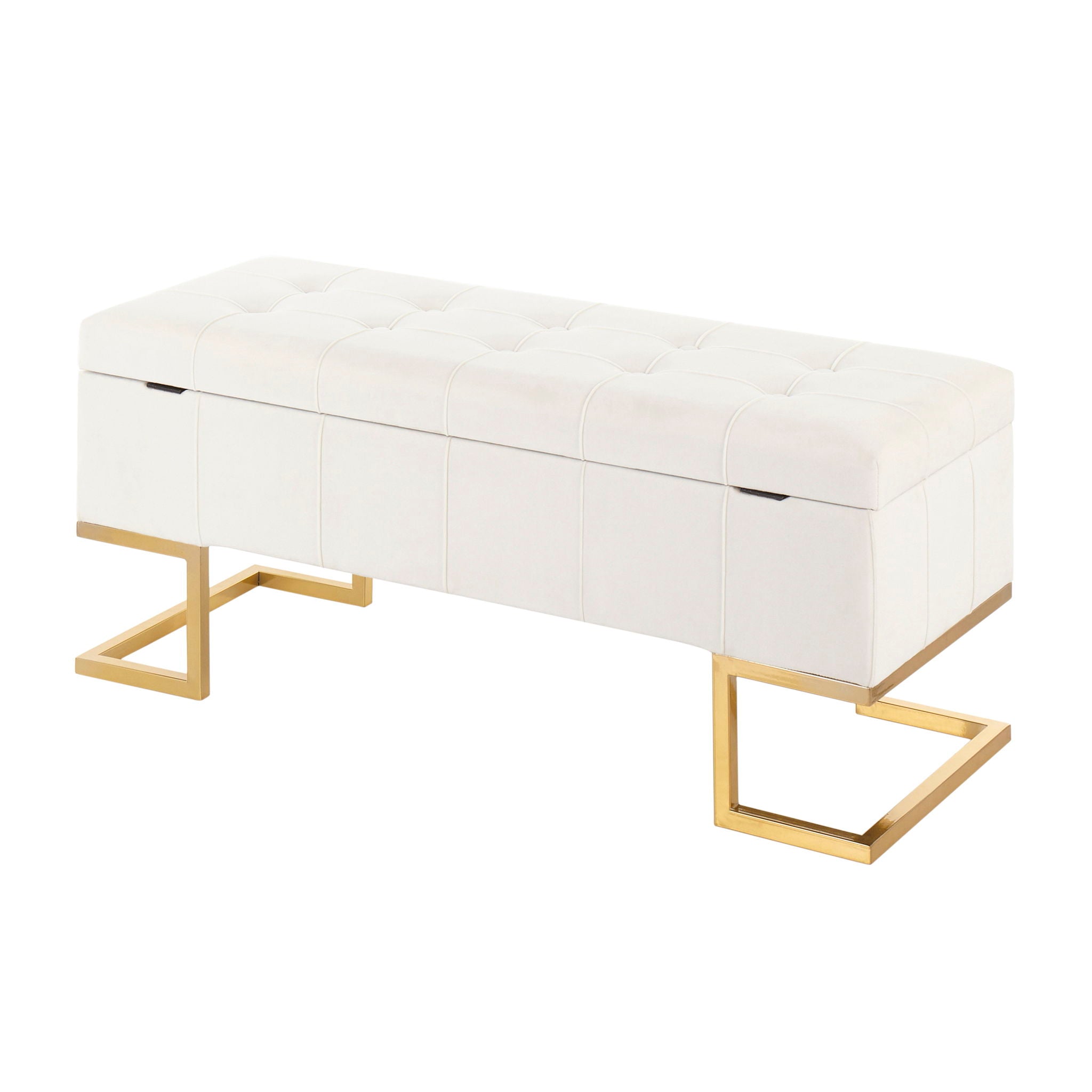 Lumi Source - Midas - Contemporary / Glam Storage Bench image 3