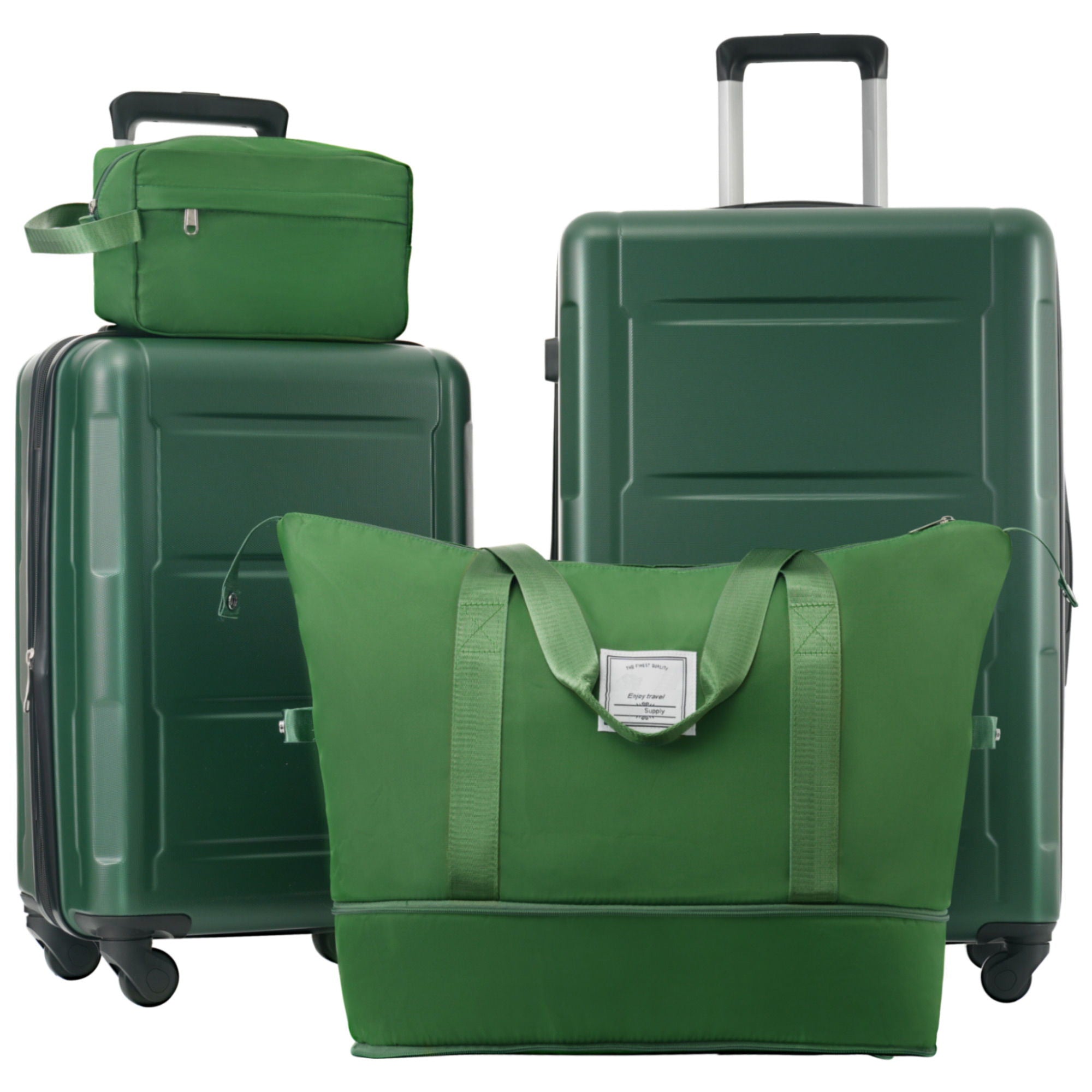 SUM Luggage - 2 Piece Luggage Set With Bags Expanable Spinner Wheels ABS Lightweight Suitcase With Tsa Lock 20" / 24" image 7