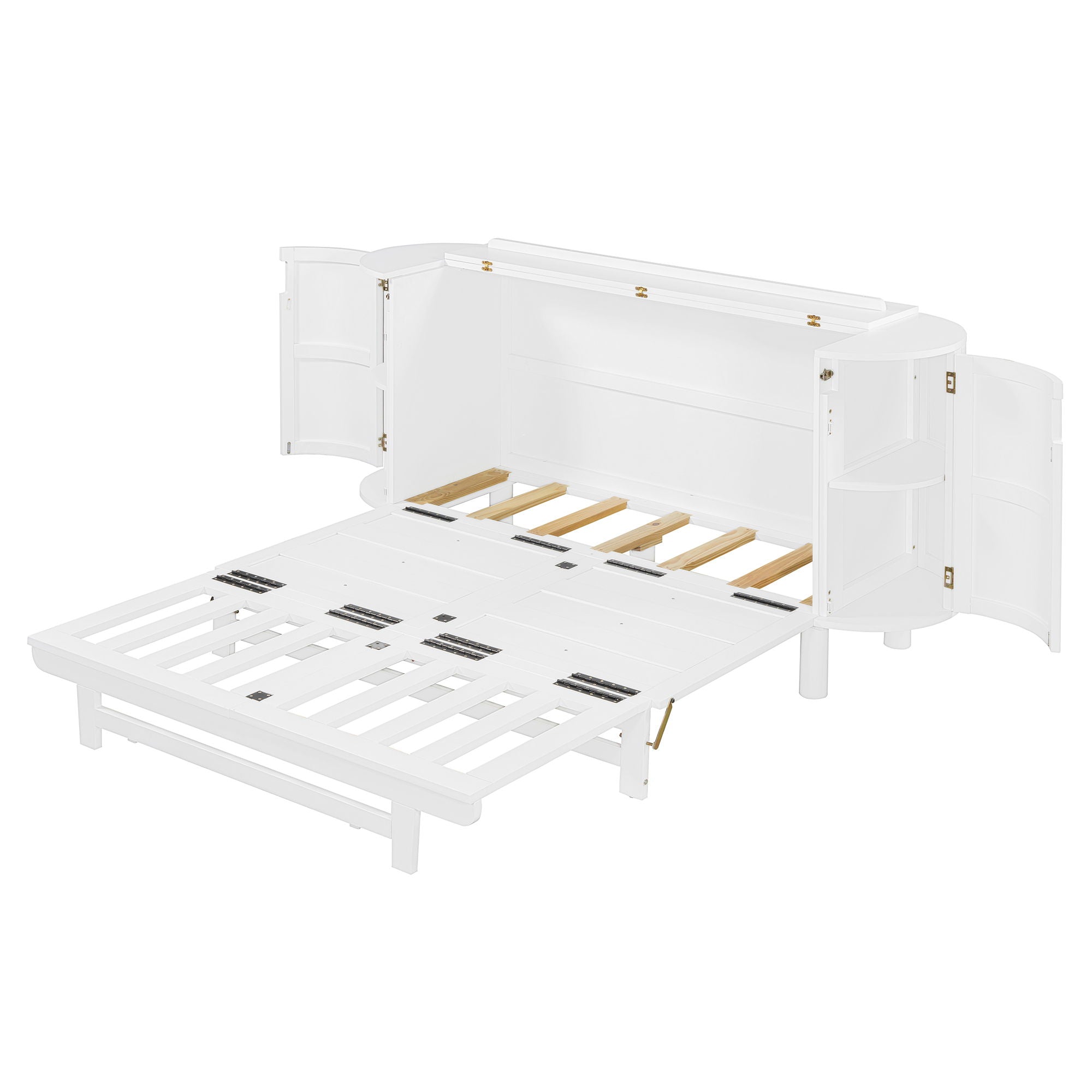 DreamHaus - Murphy Bed With Hidden Storage & Modern Woven Design image 8
