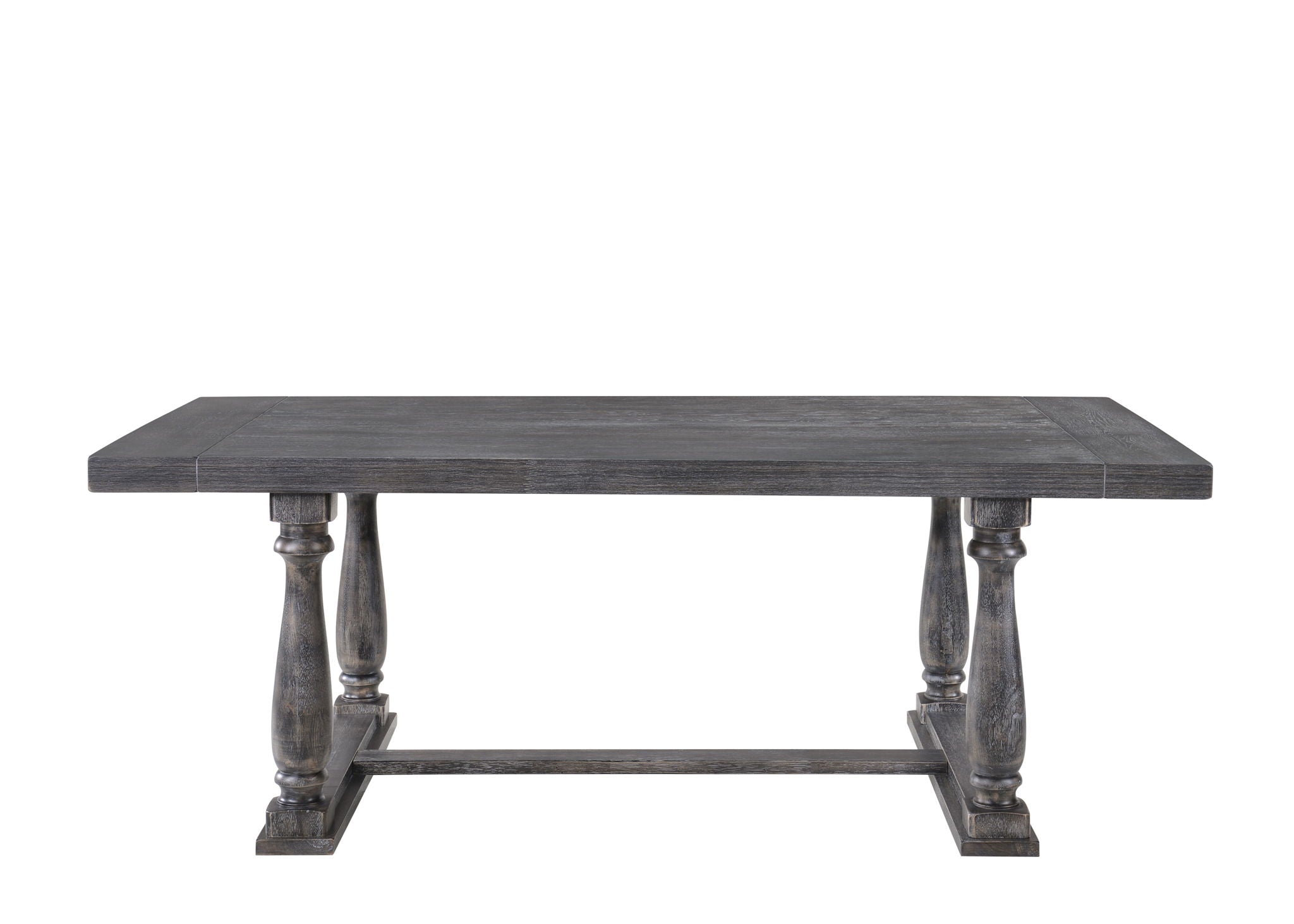 Acme - Bernard - Weathered Dining Table image 4