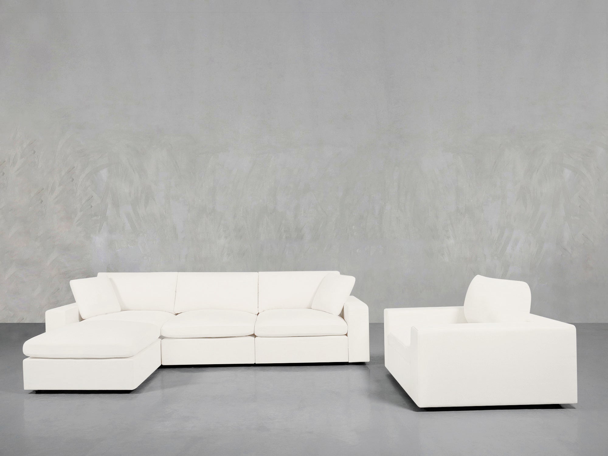7th Avenue -  4-1 Modular Sectional & Armchair Set (5-Seat Configuration) image 5