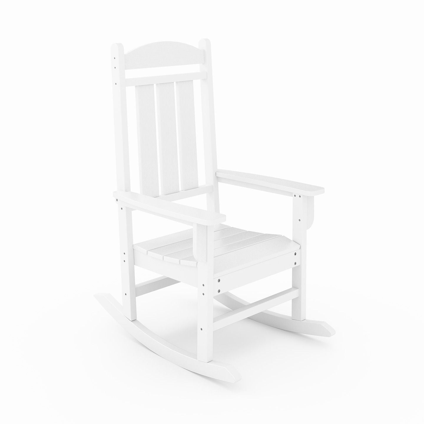 SoPoly - Traditional Porch Rocker Classic HDPE Poly Lumber For Porch, Patio, And Garden Comfort image 1