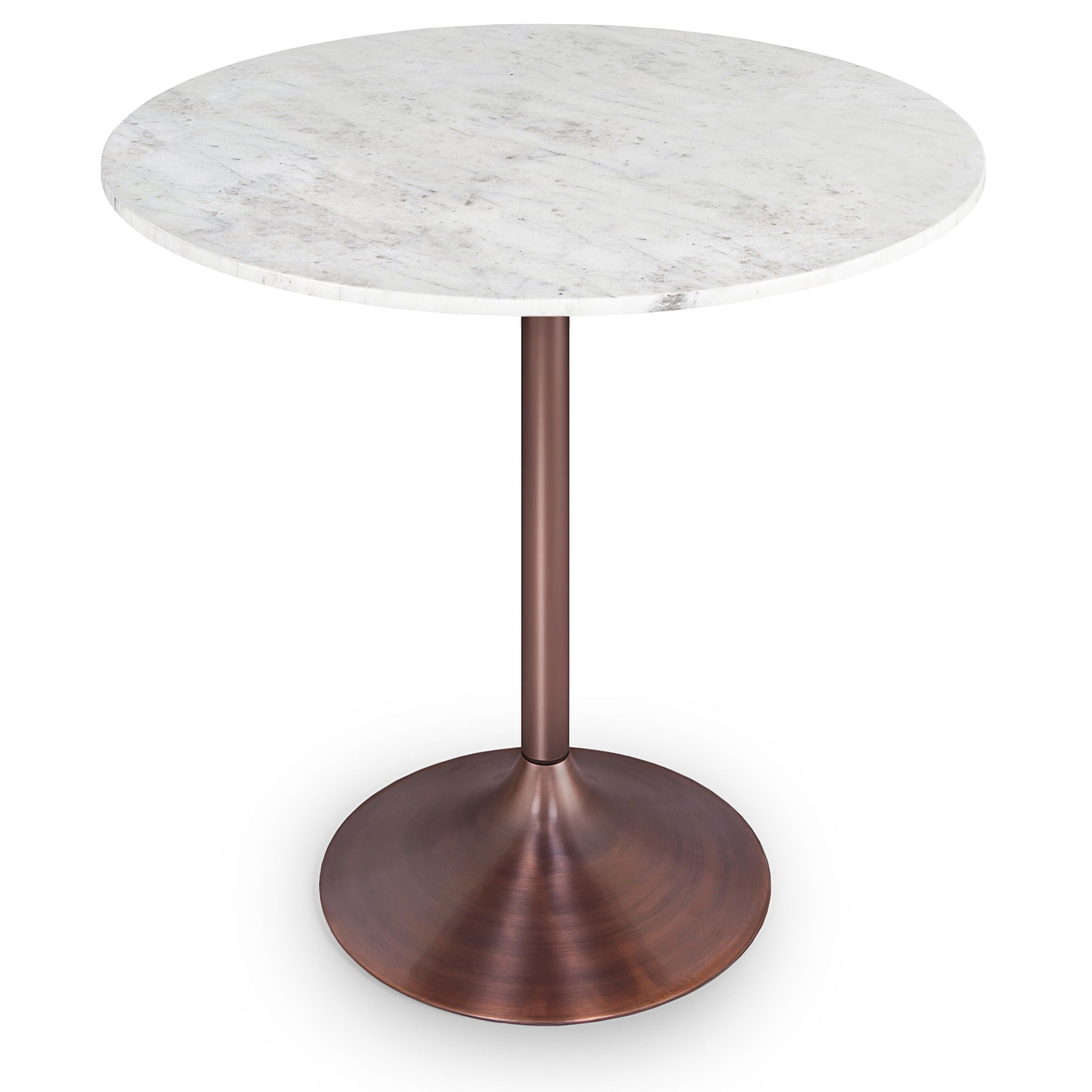 Simpli-Home - Osborne - Round Dining Table - White / Copper image 4