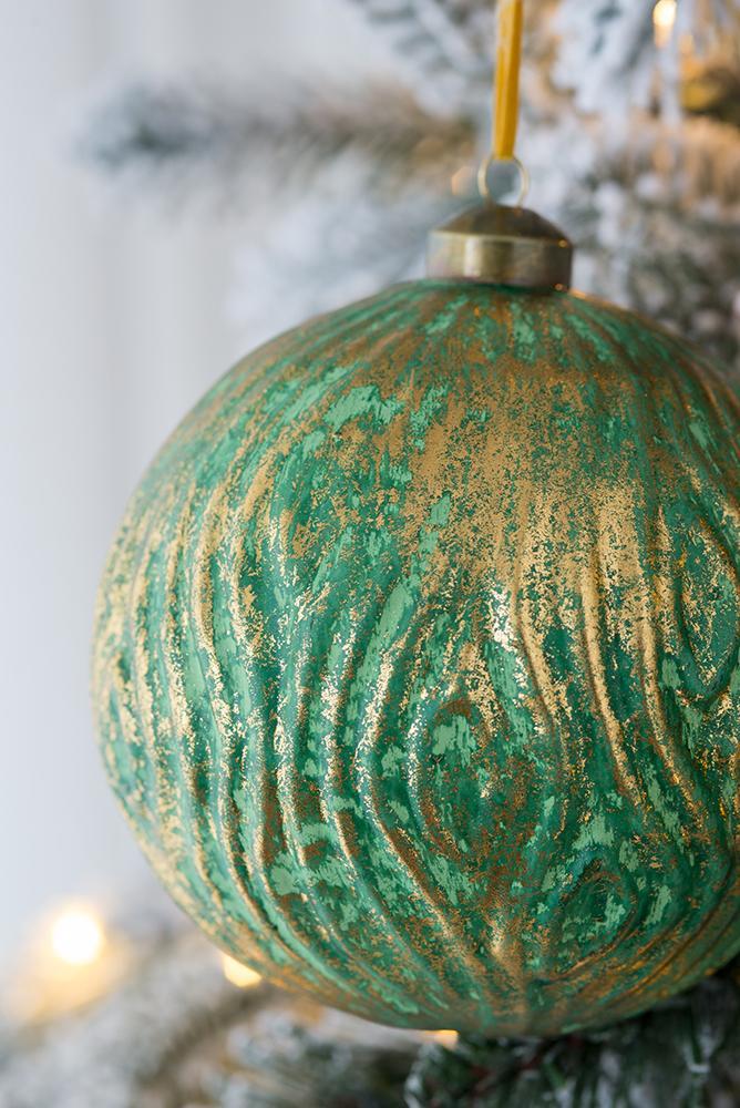 Evergreen Decor - Christmas Ball Glass Decorative Hanging Ball Christmas Tree Ornaments For Holiday Party Decorations image 23