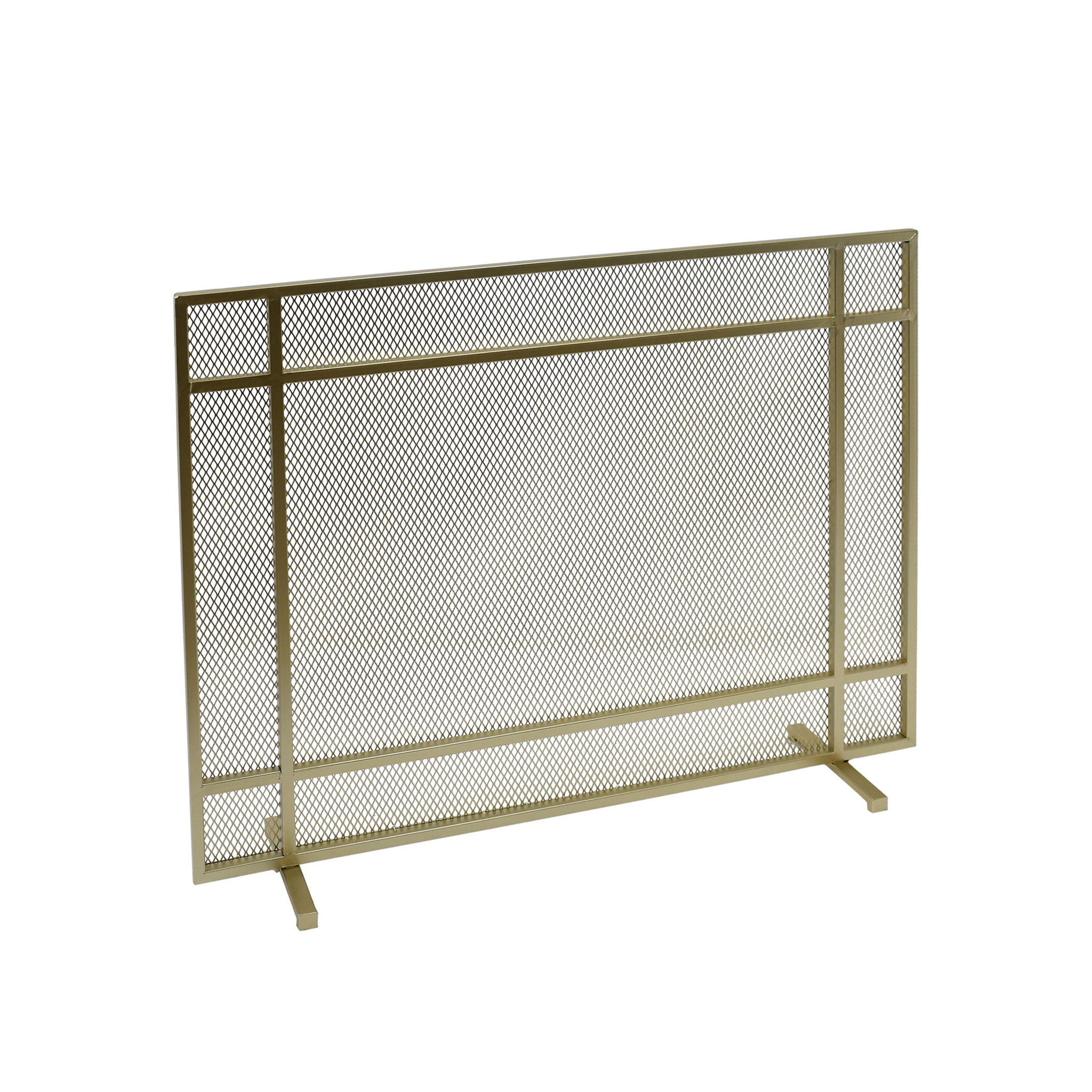 Home Living - Elegant Iron Fire Screen For Fireplace Protection image 3