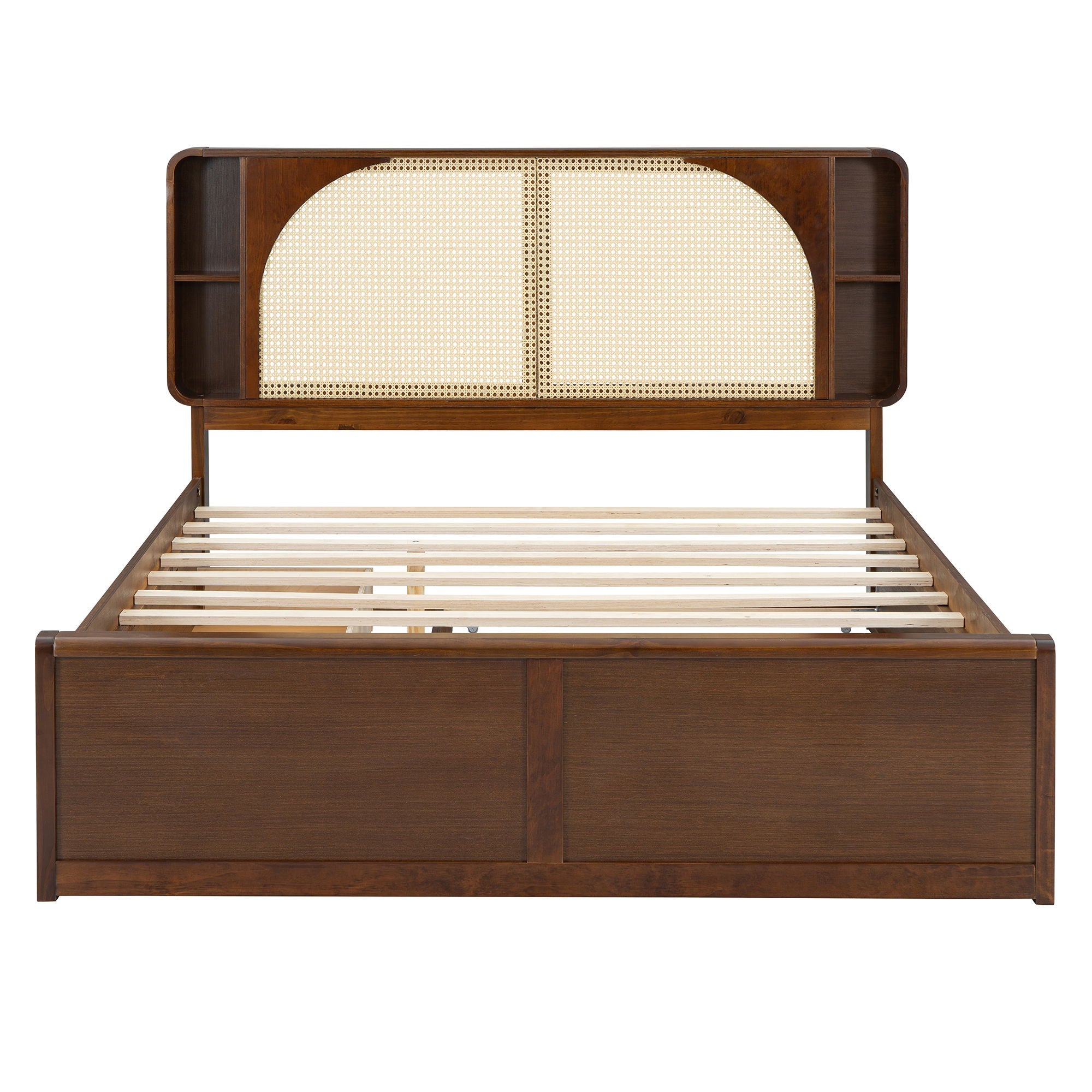 Timeless Haven - Headboard Bed With 2 Drawers And Trundle image 1
