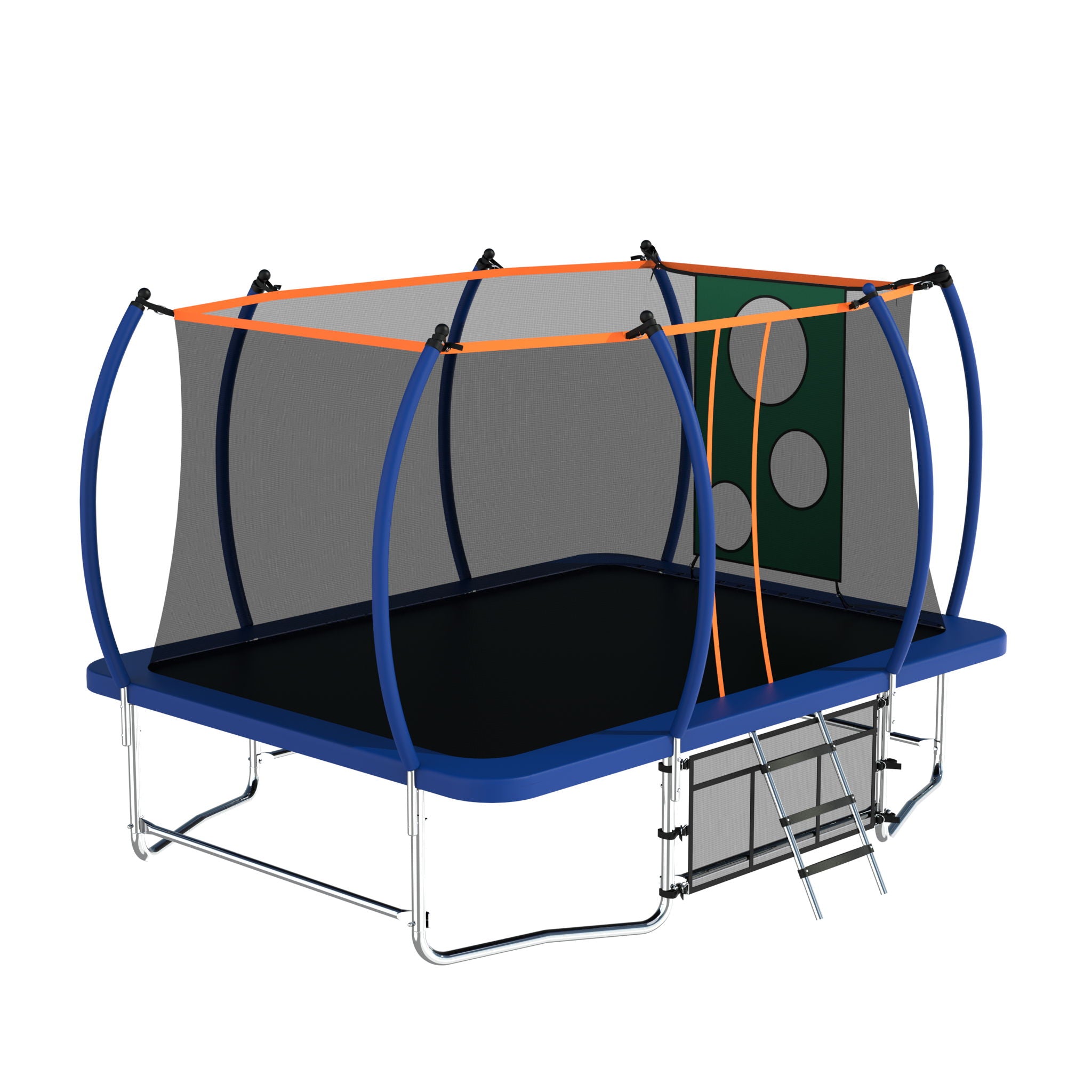 Mersco - Outdoor Square Trampolines For Kids Adults Long Rectangular Tumbling Trampoline image 3