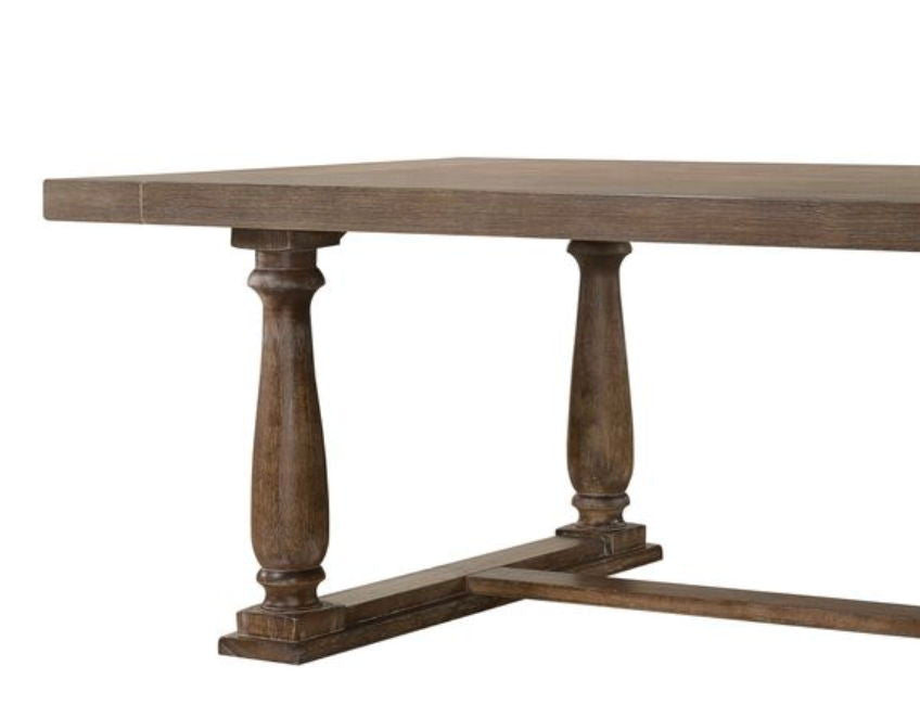 Acme - Bernard - Weathered Dining Table image 8