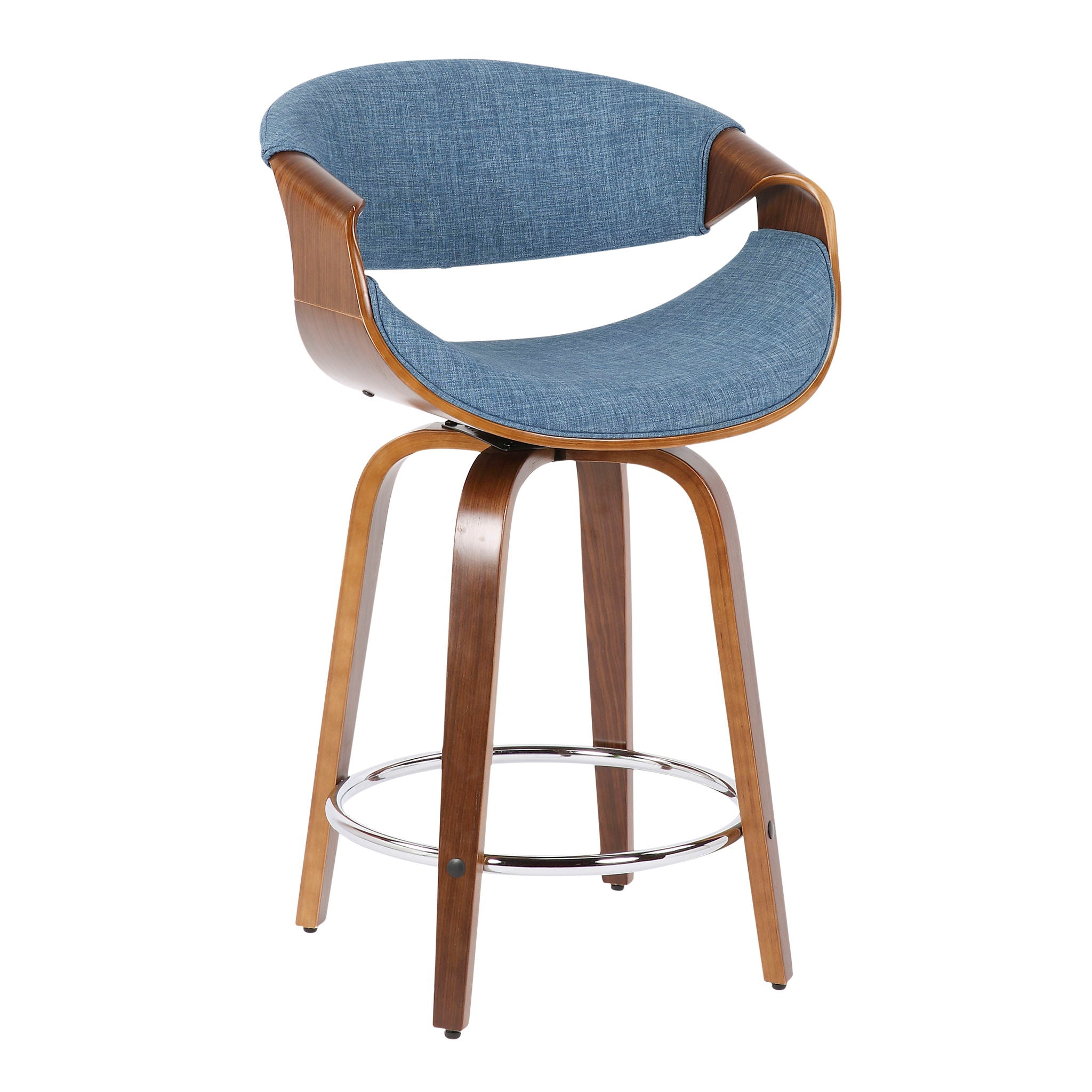 Lumi Source - Curvini - Mid Century Modern Counter Stool (Set of 2) image 15