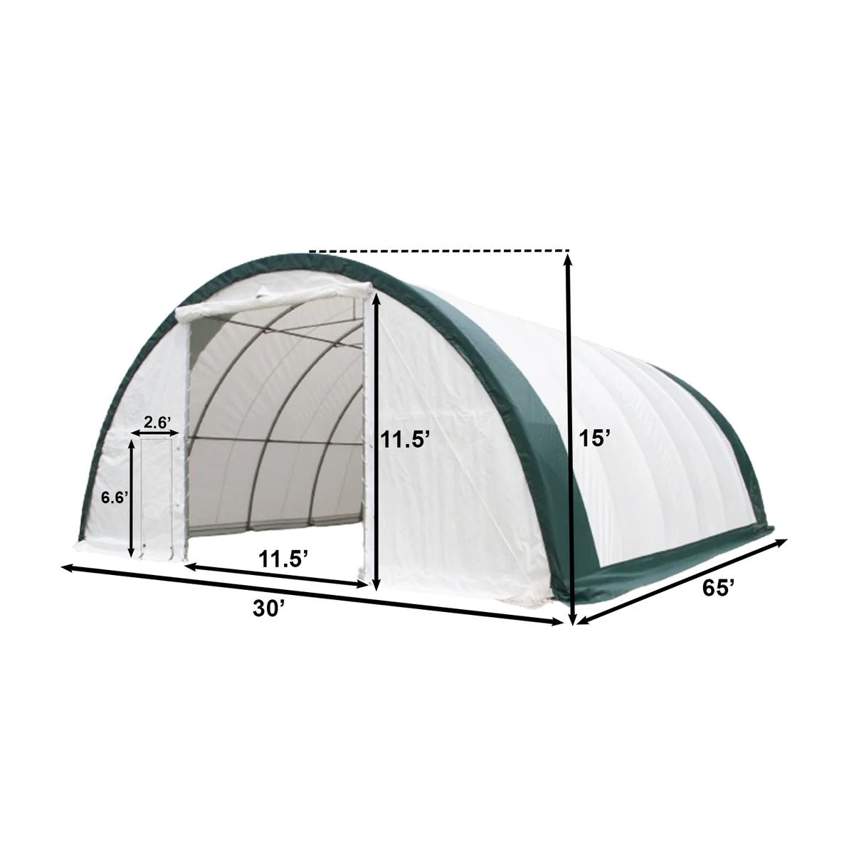 Chery Industrial Inc - Single Truss Arch Storage PE Shelter image 2