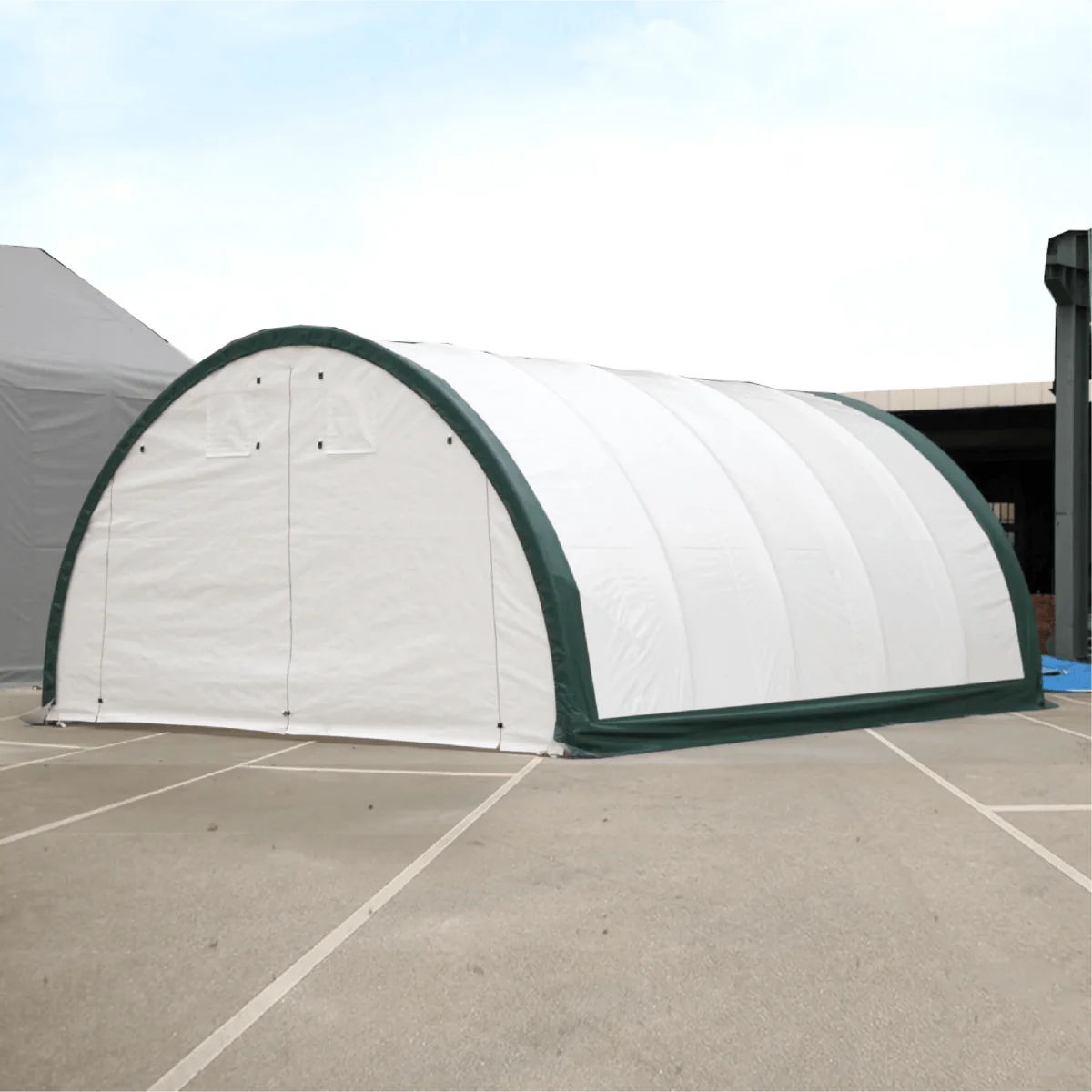 Chery Industrial Inc - Single Truss Arch Storage PE Shelter image 7
