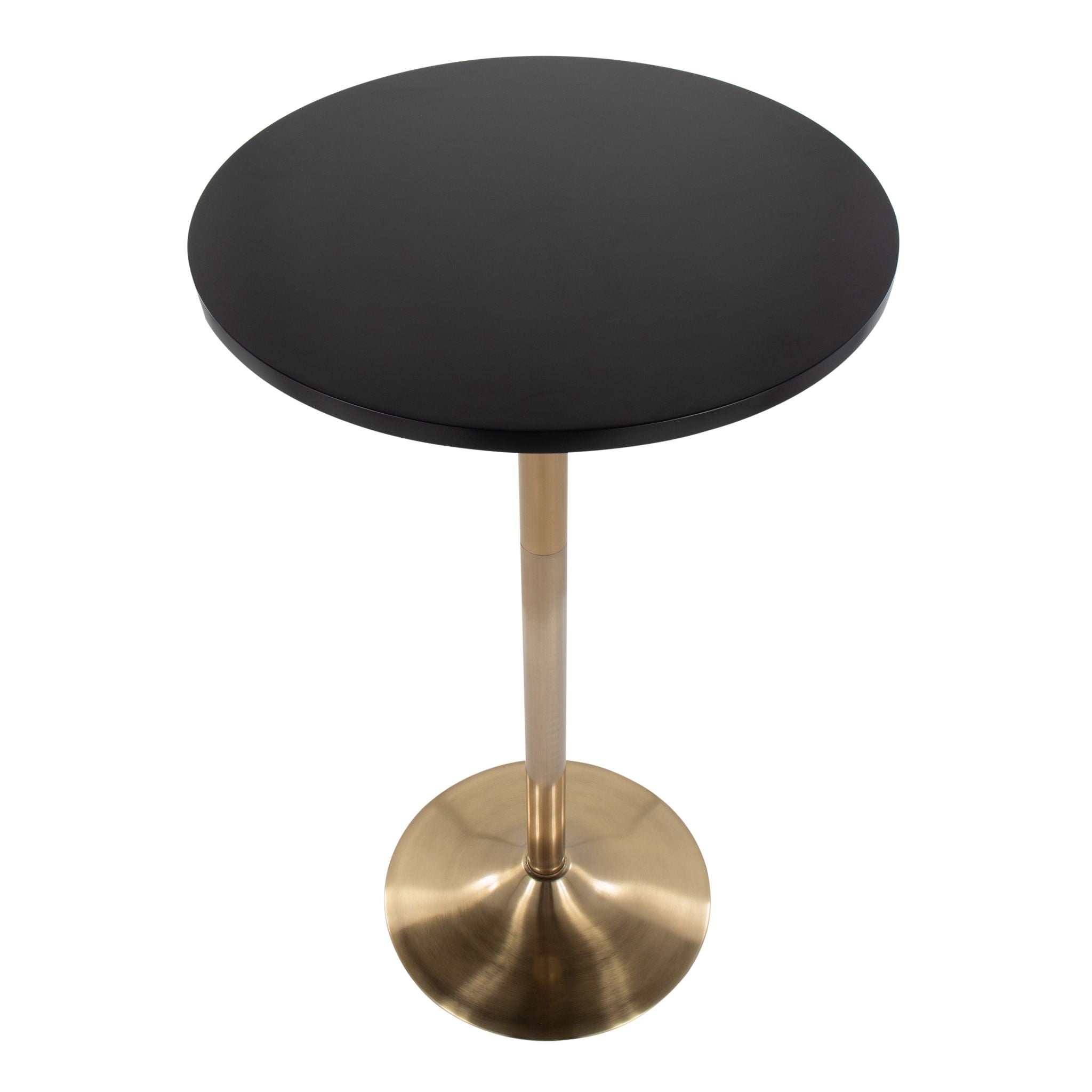 Lumi Source - Pebble - Contemporary & Glam Adjustable Dining / Bar Table image 1