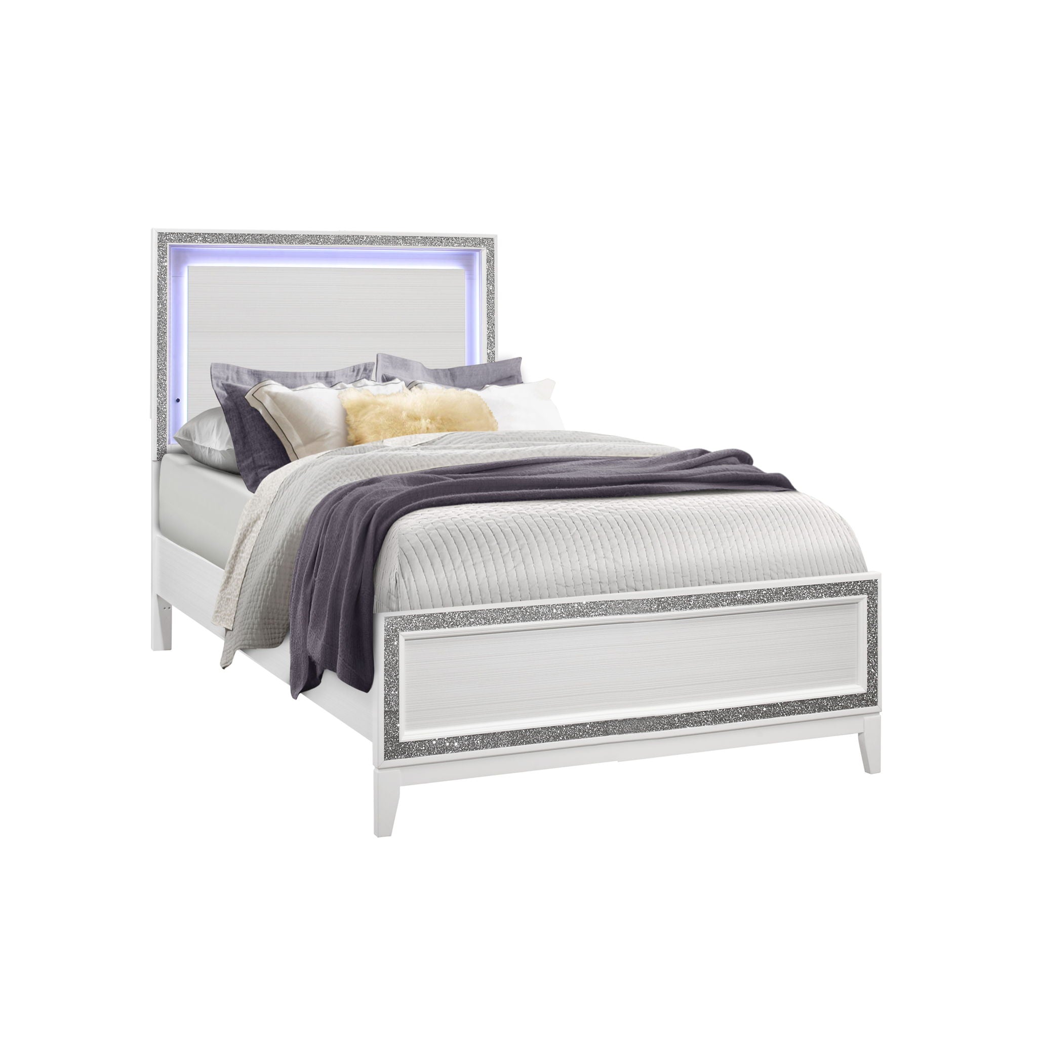 Global Furniture USA - Almera - Bed Glitter image 3