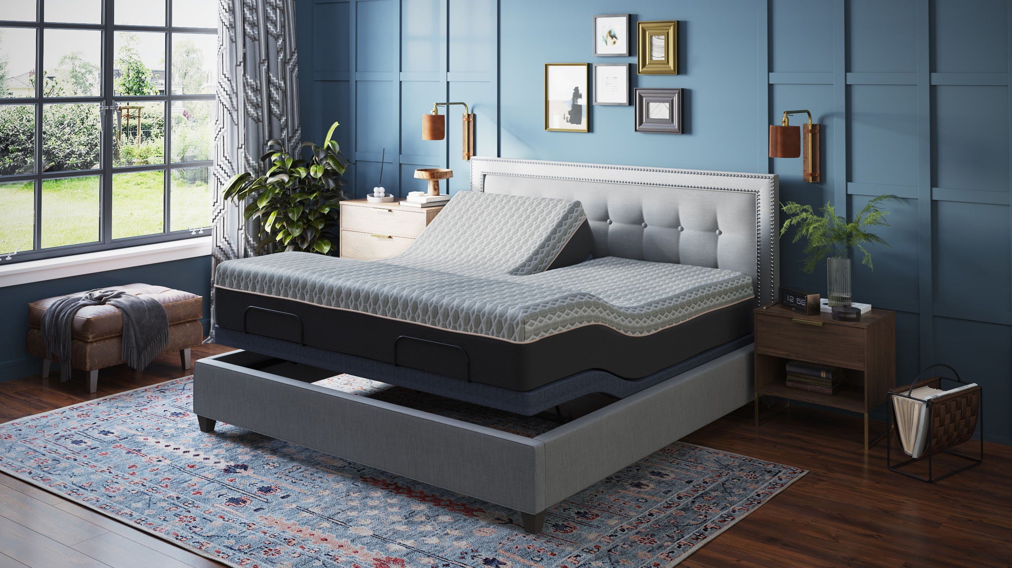 BedTech - Bt3000 - Flex Head Adjustable Bed Base With Head And Foot Position Adjustment image 7