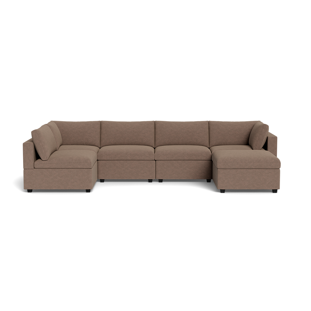Albany Park - Kova Box Cushion U-Shape Sofa – Extra-Deep Modular Sectional by Albany Park image 29