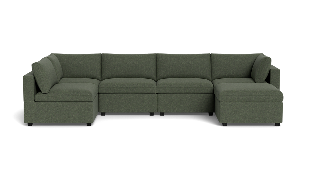 Albany Park - Kova Box Cushion U-Shape Sofa – Extra-Deep Modular Sectional by Albany Park image 23