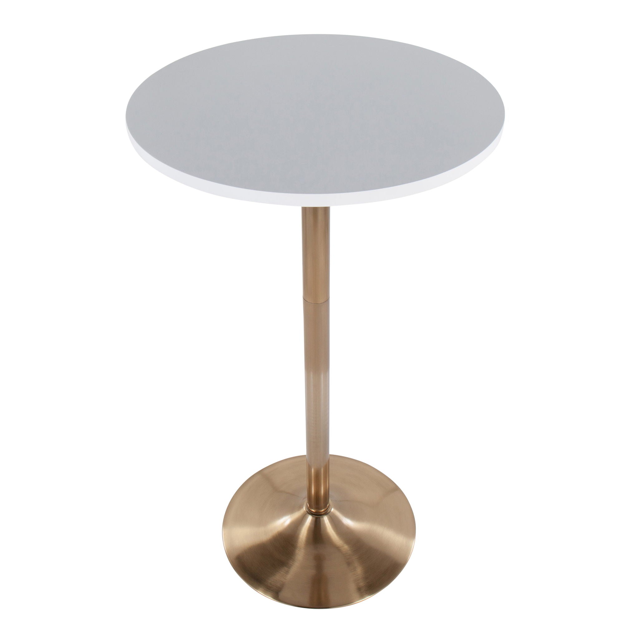 Lumi Source - Pebble - Contemporary & Glam Adjustable Dining / Bar Table image 4