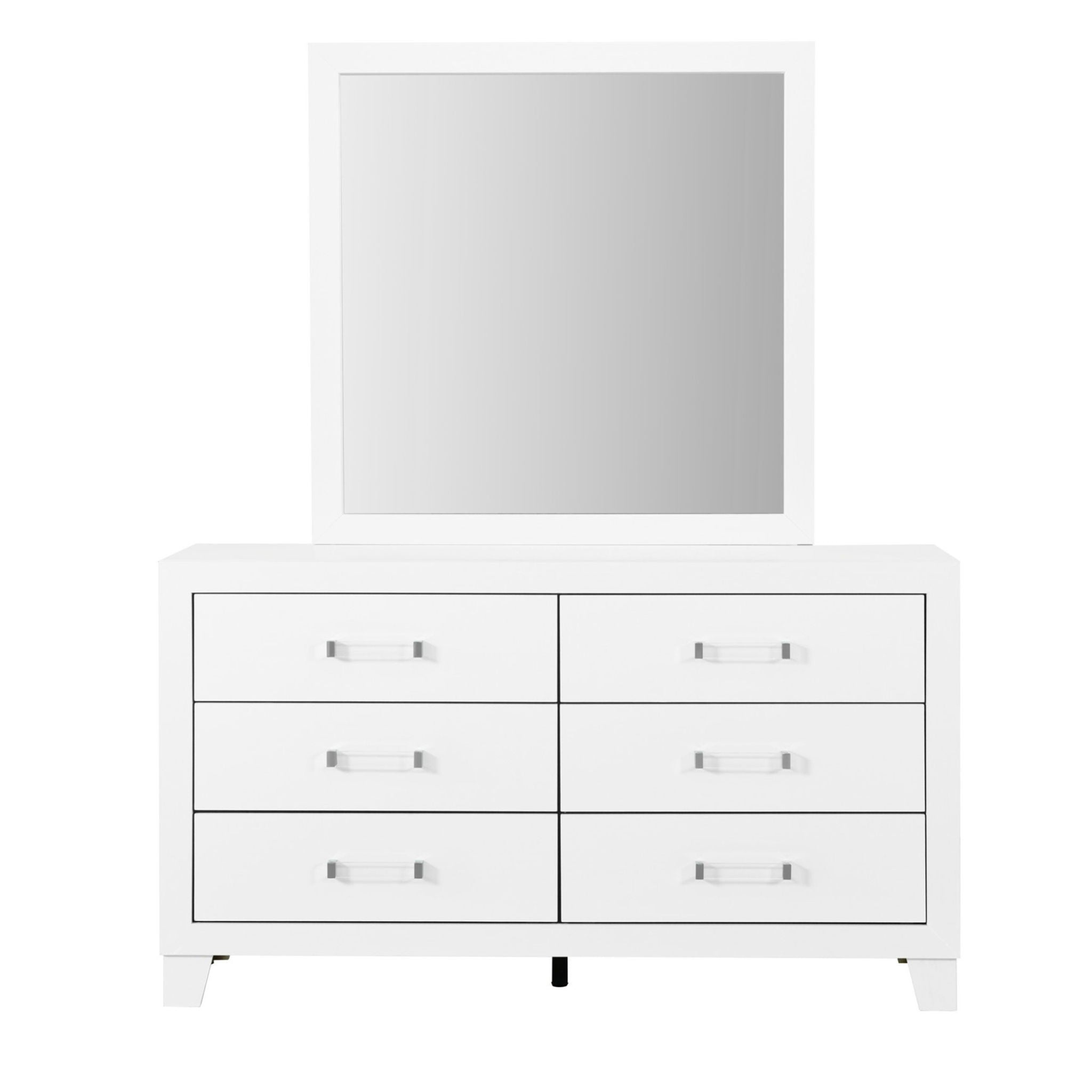 Global Furniture USA - Omoda - Mirror - White image 1