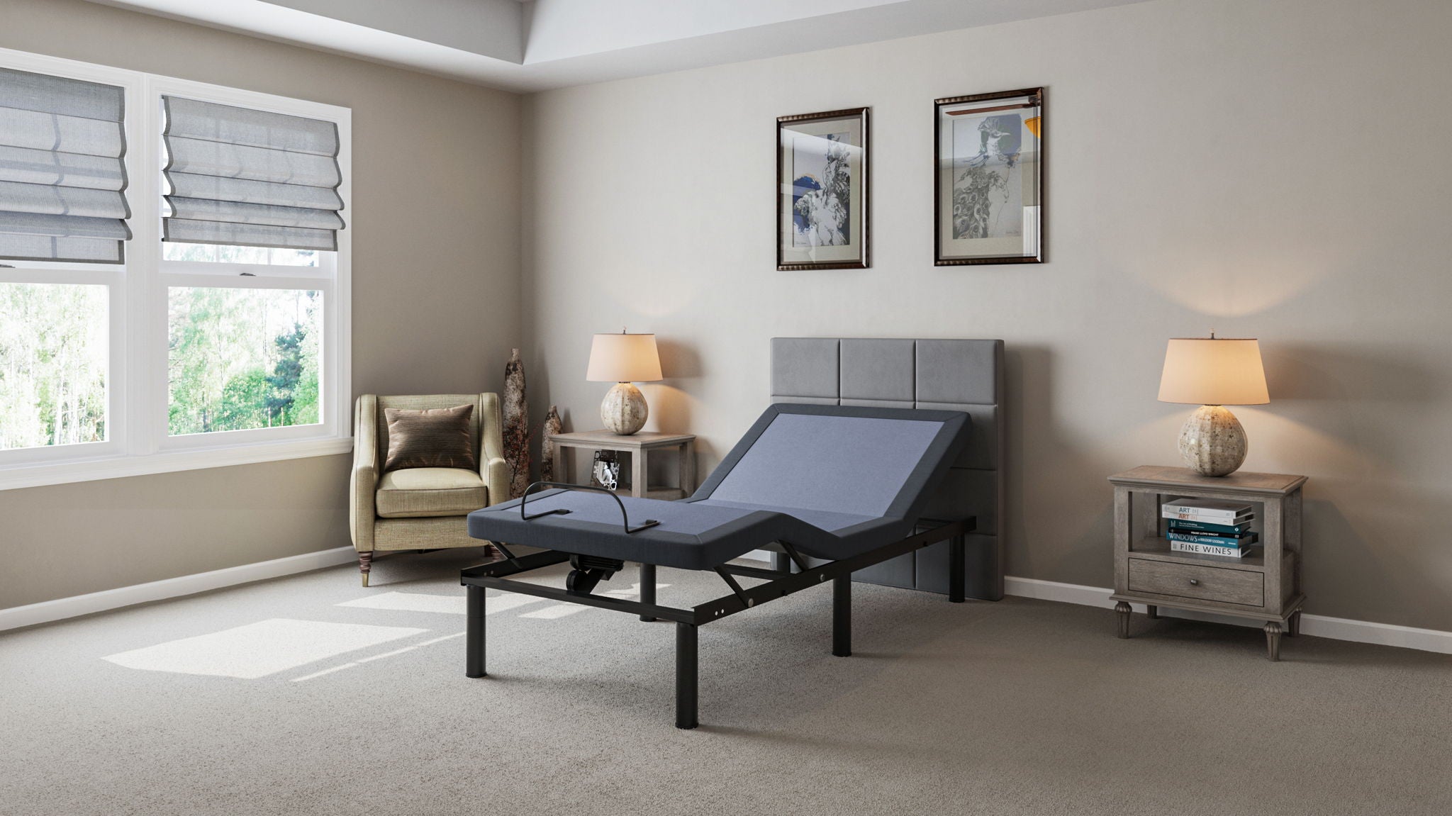 BedTech - Bt2000 - Adjustable Bed Base With Full-Range Positions Adjustment image 4