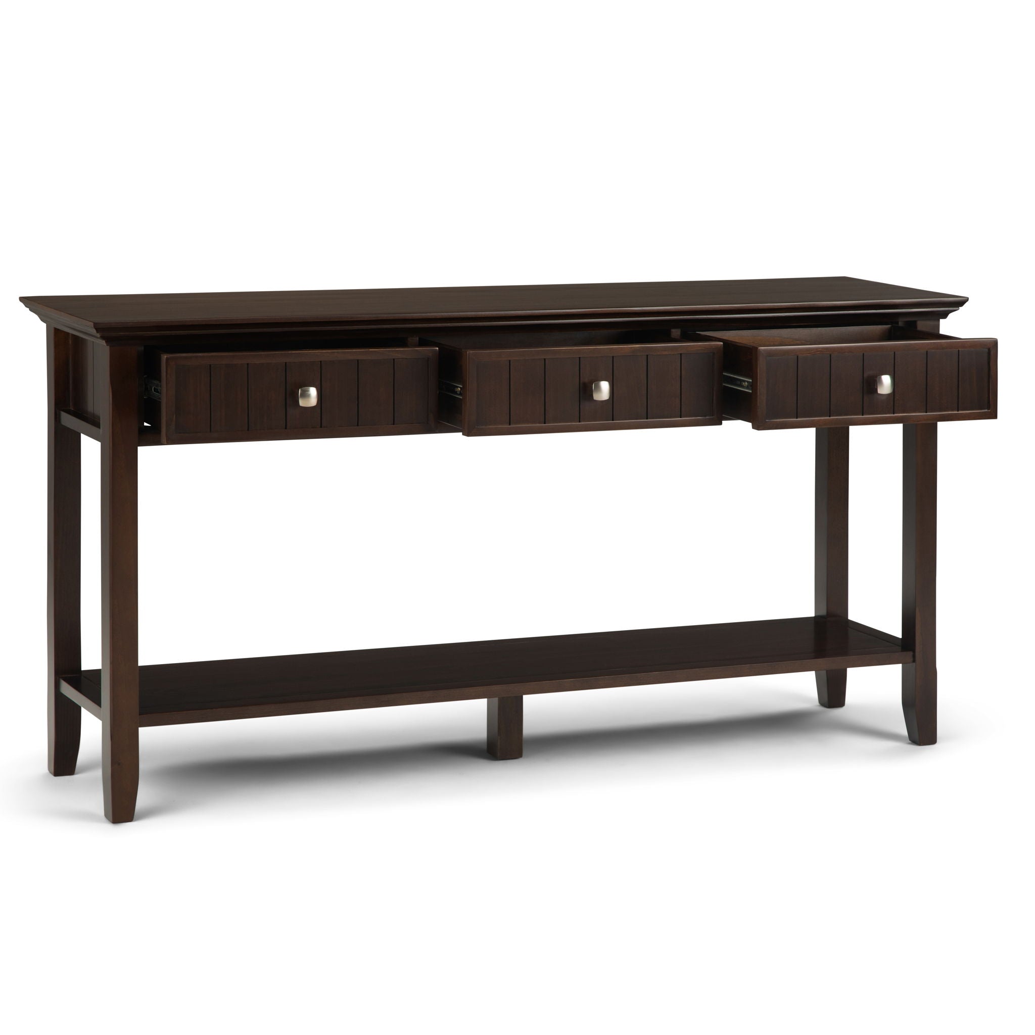Simpli-Home - Acadian - Wide Console Sofa Table - Brunette Brown image 3