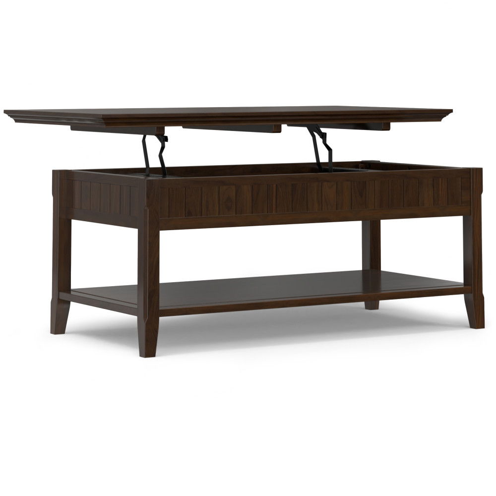 Simpli-Home - Acadian - Lift Top Coffee Table - Brown image 1