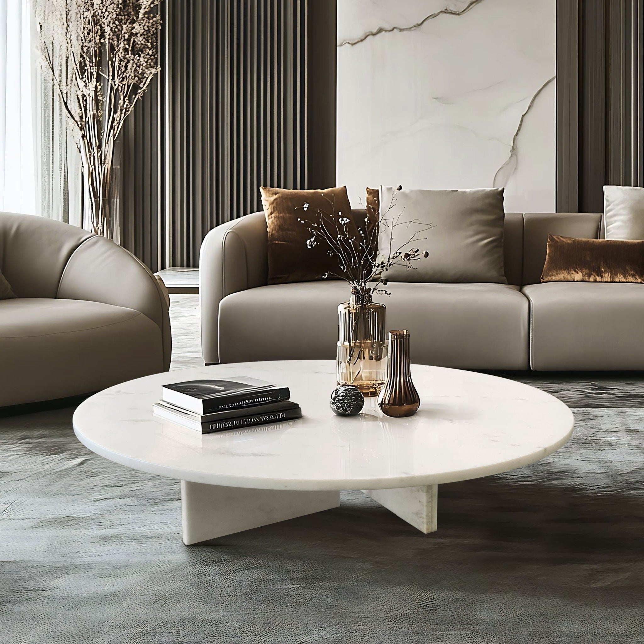 Vitra - Luxury Coffee Table With Unique Veining, Unique Stone Design image 33
