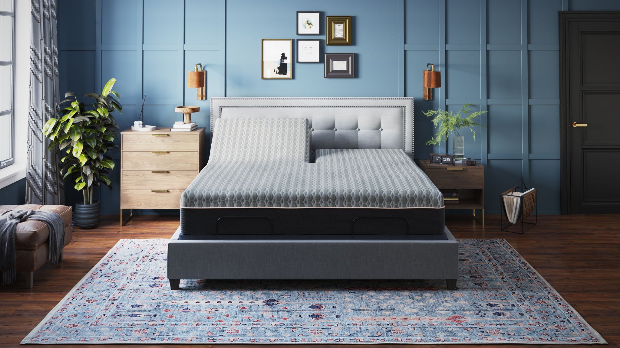 BedTech - Bt3000 - Flex Head Adjustable Bed Base With Head And Foot Position Adjustment image 8