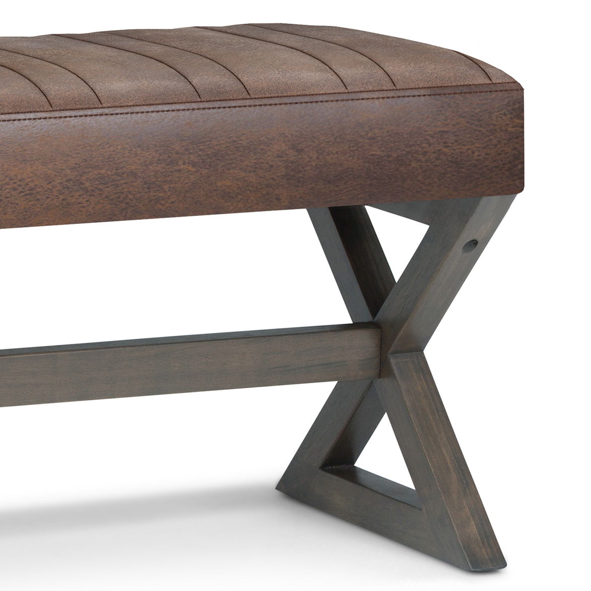 Simpli-Home - Salinger - Large Upholstered Ottoman Bench image 4