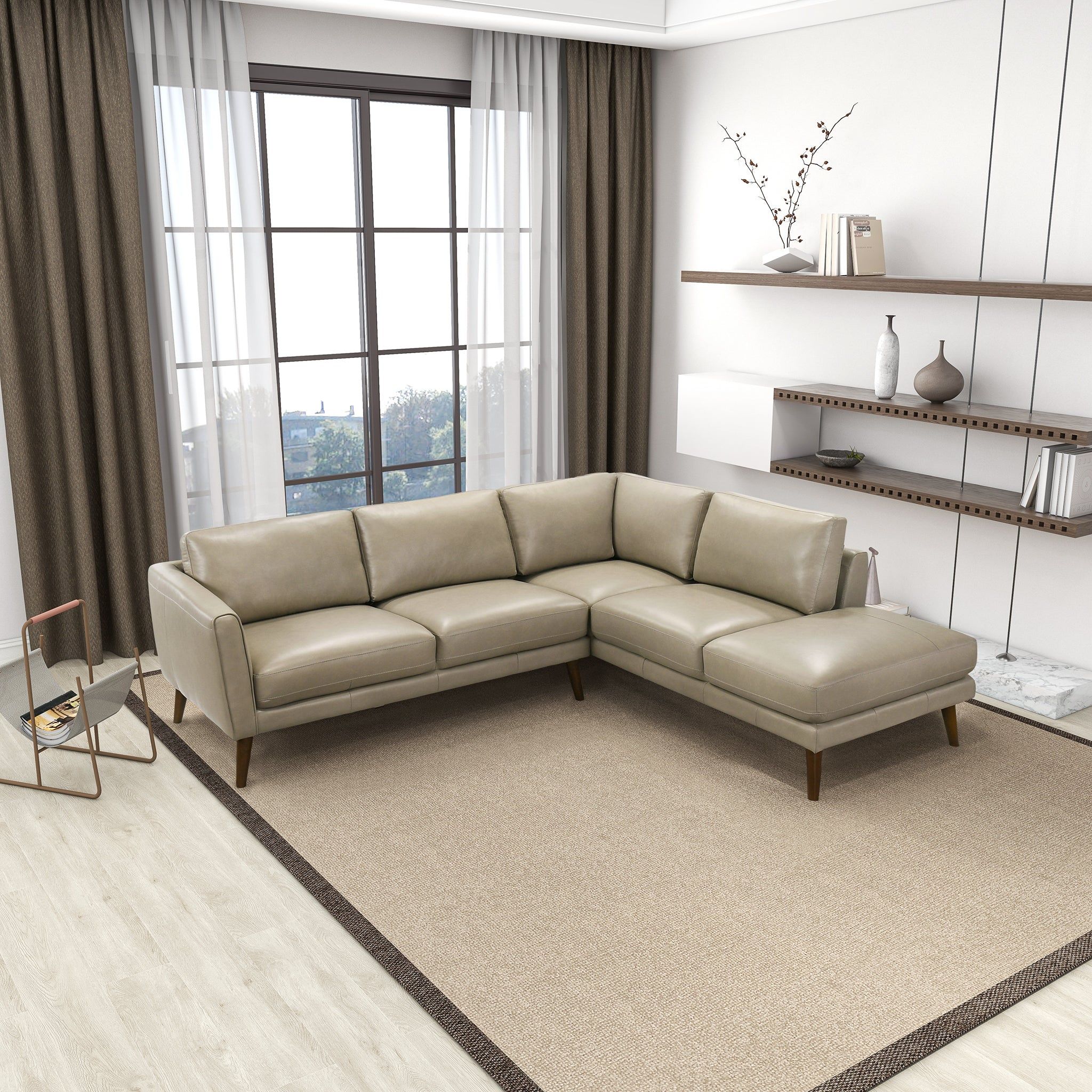 Ashcroft Furniture - Benson - Sectional Sofa With Chaise image 21