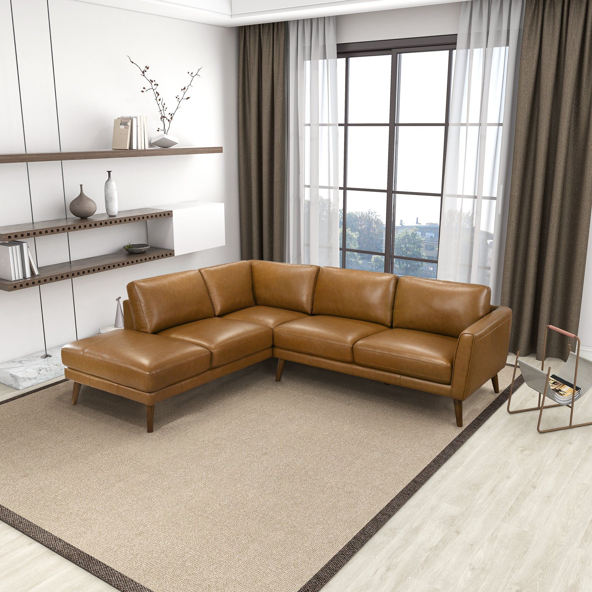 Ashcroft Furniture - Benson - Sectional Sofa With Chaise image 18