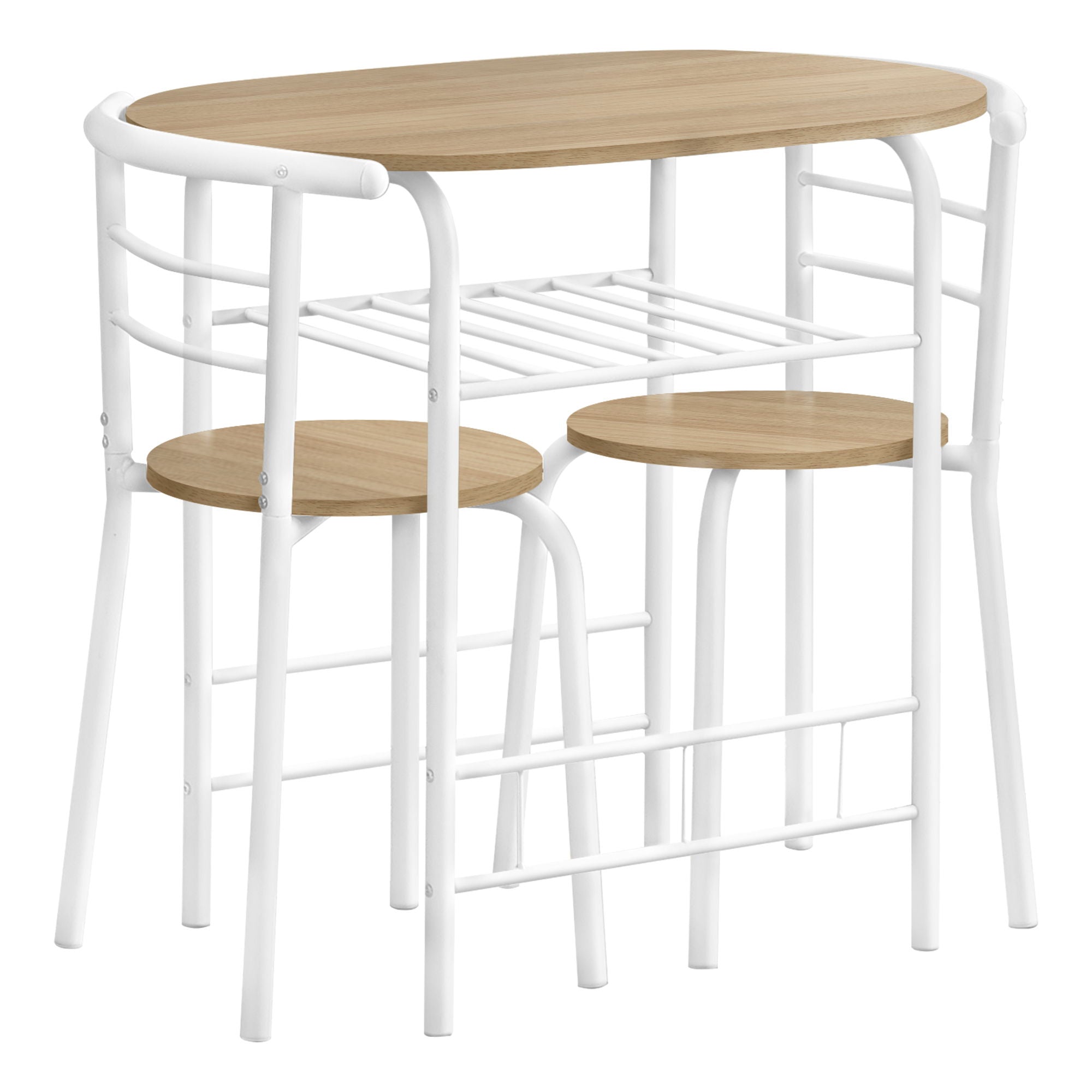 8th Street - 3 Pieces Dining Table Set, Small, Contemporary & Modern image 12