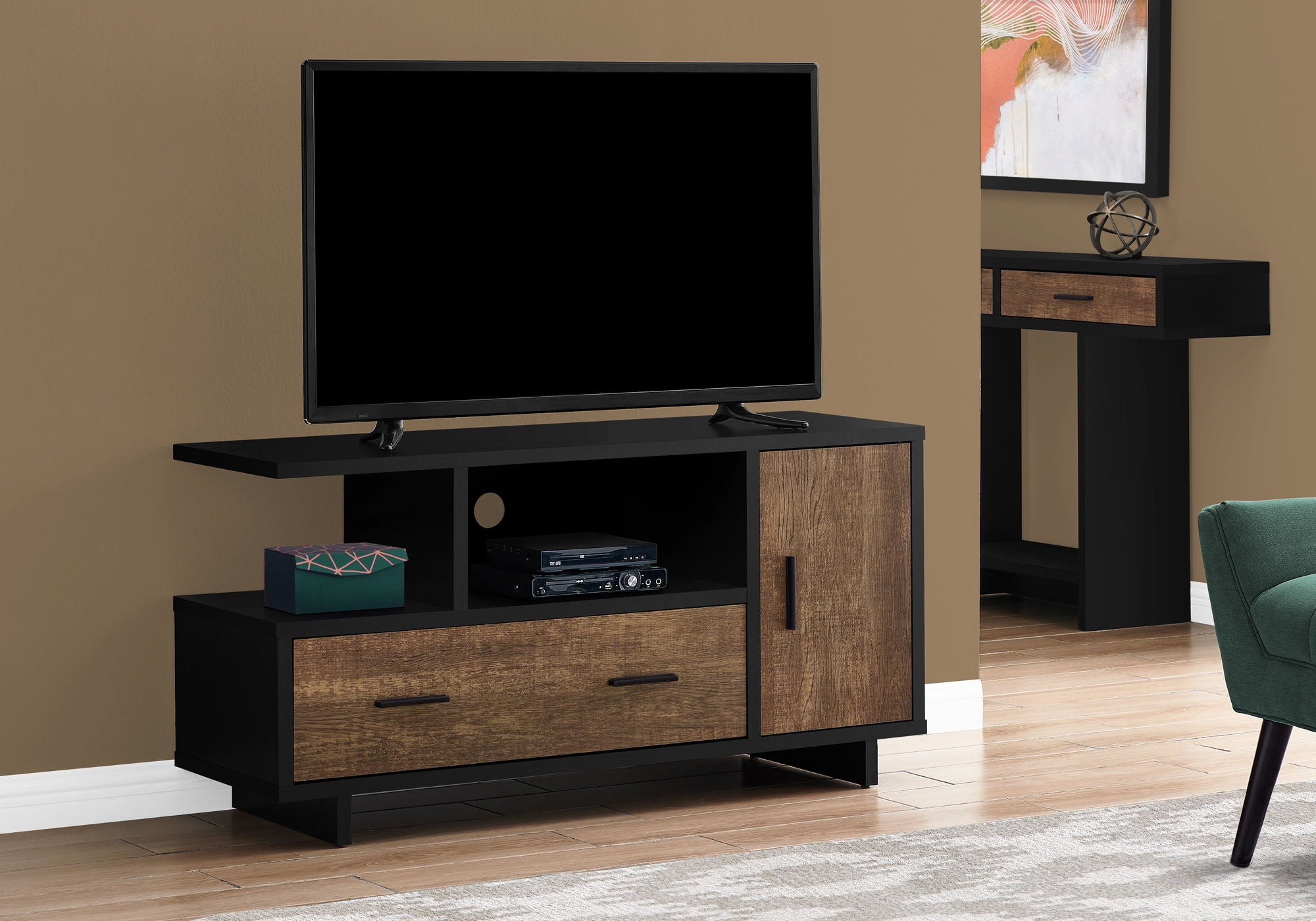 8th Street - TV Stand, Console, Media Entertainment Center, Storage Cabinet, Drawers, Contemporary & Modern image 6