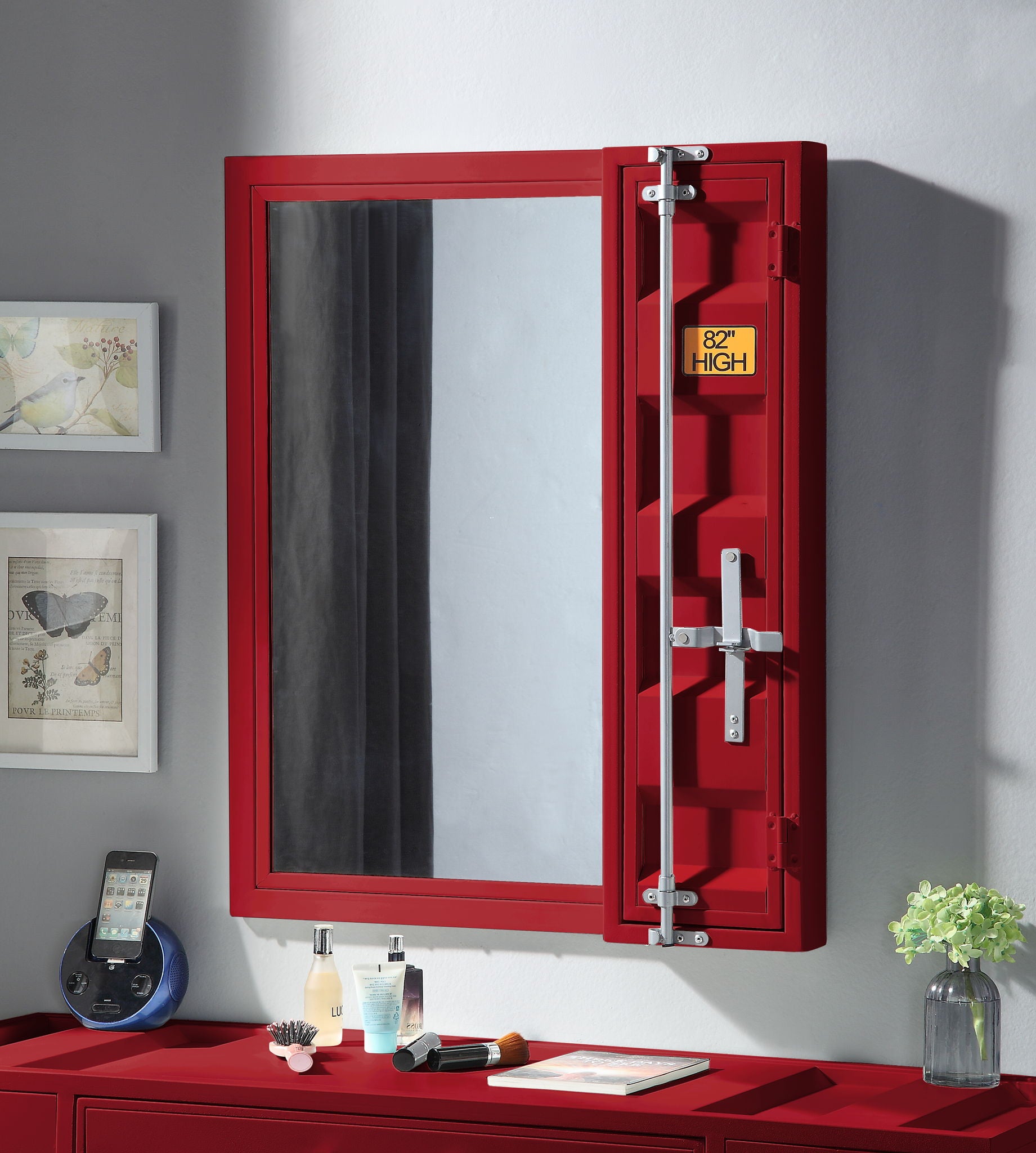 Acme - Cargo - Vanity Mirror, Clear Reflection image 8