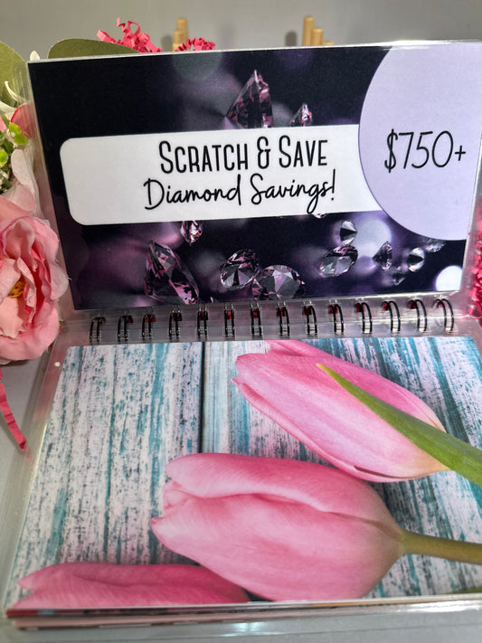 Shop Scratch & Save Savings Challenge Book