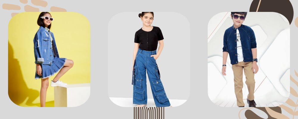 Denim clothing style for kids